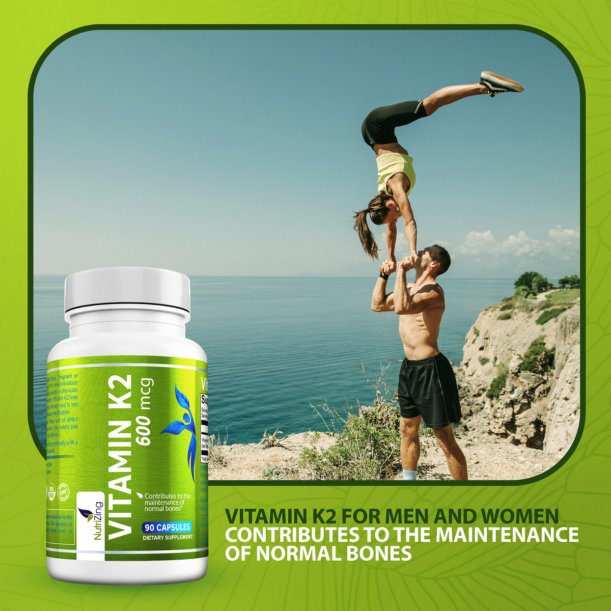 MK-7 Vitamin K-2, 100 mcg, 60 Veg Capsules MK-7 Vitamin K-2, 100 mcg, 60 Veg Capsules